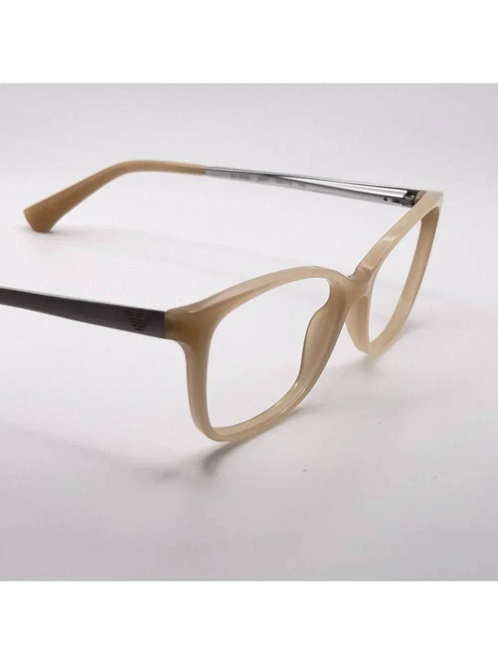 Emporio Armani EA 3026 5087 Eyeglass Sunglass Frames Pearl Peach Beige 52-15-140